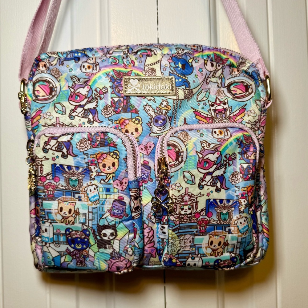 Tokidoki Digital Princess Double Pocket Crossbody